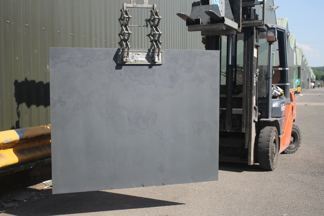 Brazilian Black Honed Slate Slab