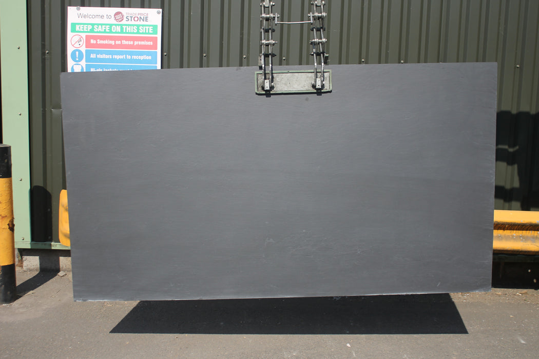 Brazilian Black Riven Slate Slab