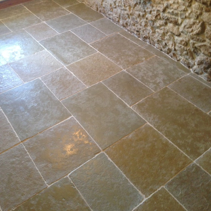 Heritage Olive Limestone Flagstone - 20mm Thickness