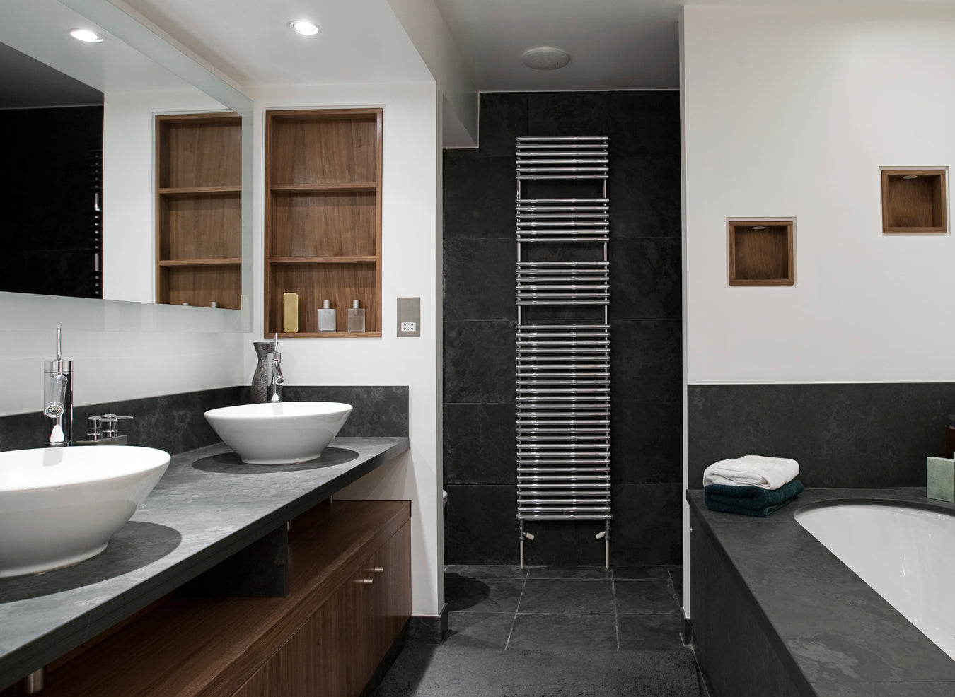 Black Honed Slate Tiles