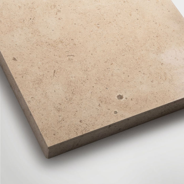 Fine Beige Moleanos Limestone Honed Sectional Hearth Tiles