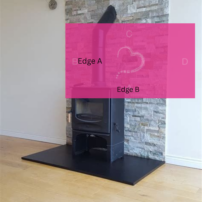 Square Shaped Slate Hearths