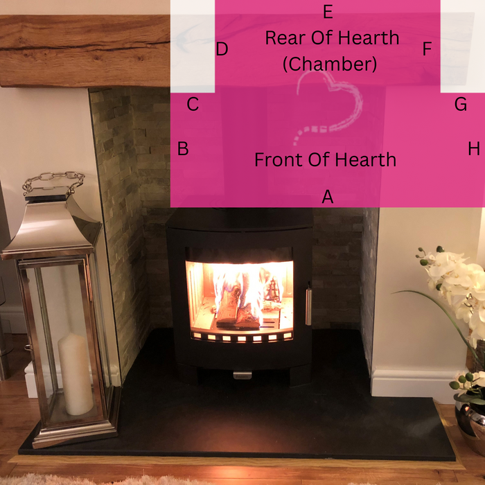 T Shaped Slate Hearths