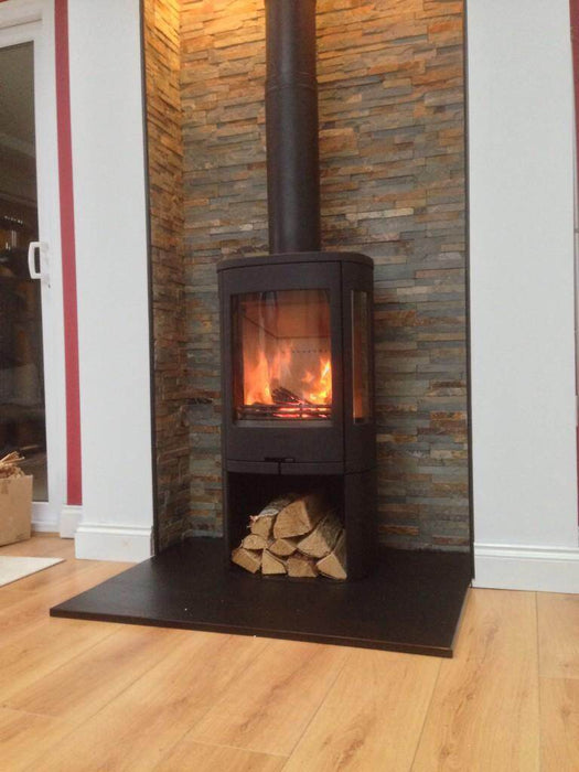 Square Log Burner Hearth