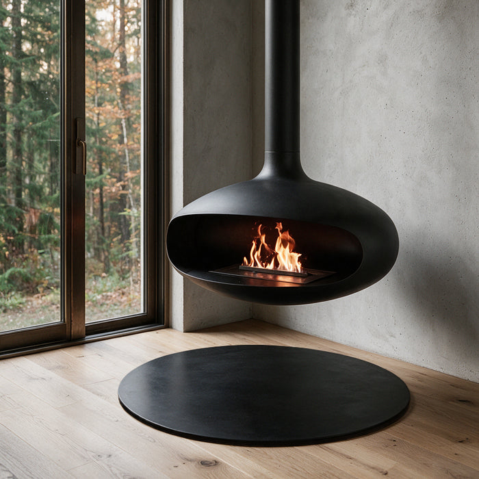 Circle Shaped Slate Hearths - Made To Measure