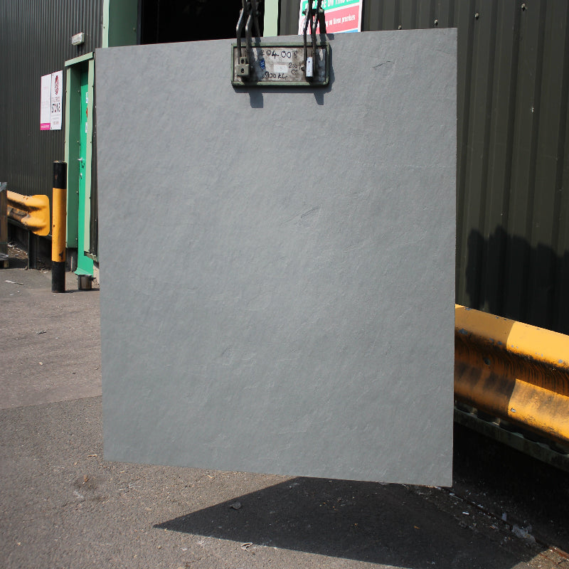 Brazilian Grey Riven Slate Slab