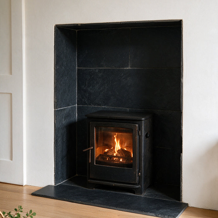 Universal 2 Piece T-Shaped Riven Slate Hearth