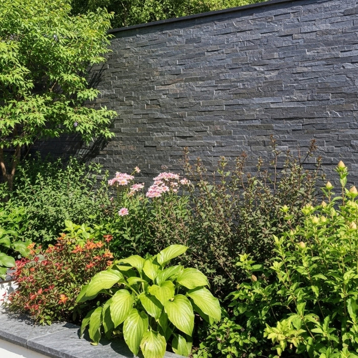 Black Slate Split Face Tiles