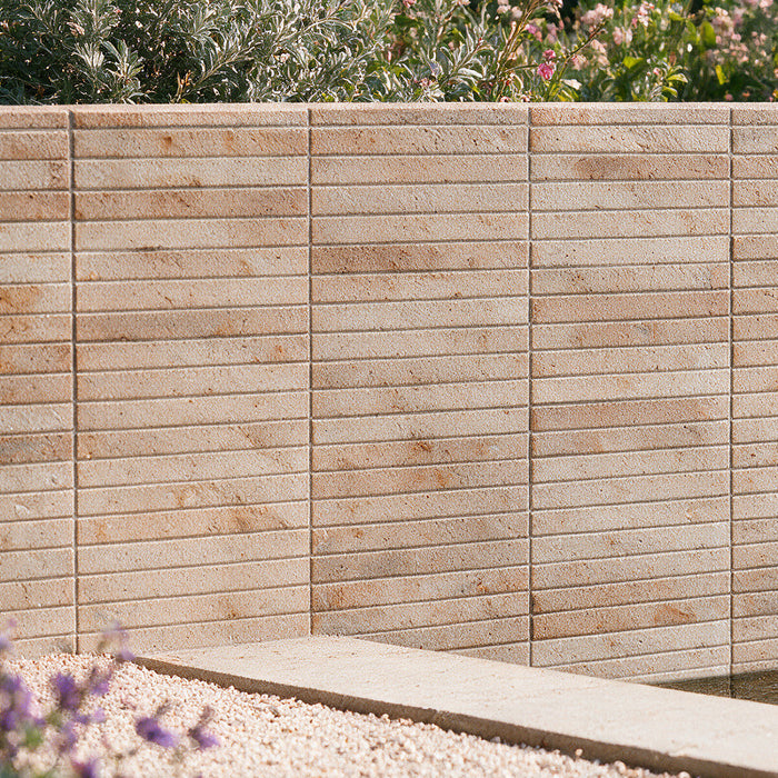 Long Brick Effect Beige Porcelain Tile