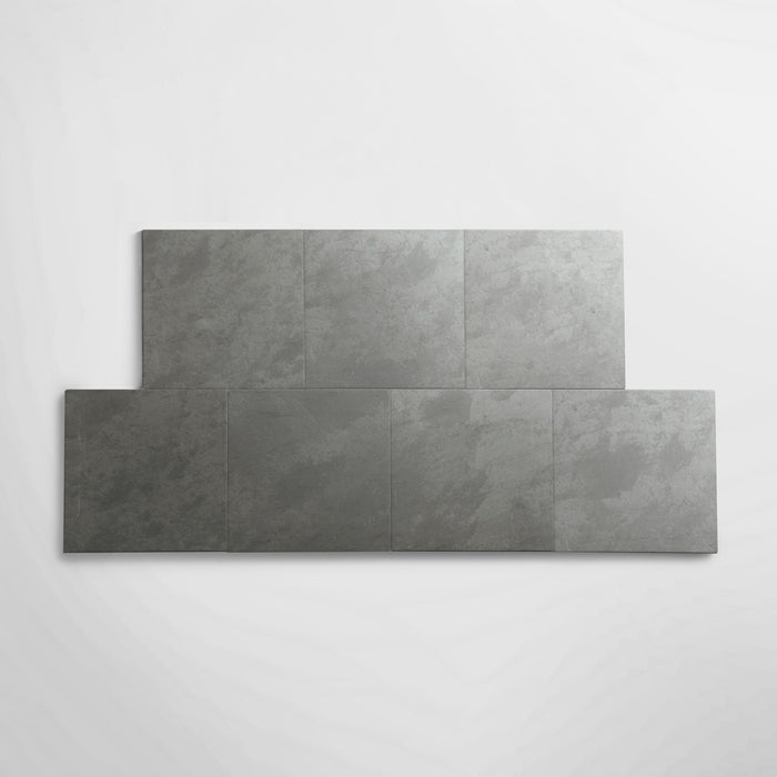 (7 PACK) Brazilian Grey Riven Slate Sectional Hearth Tiles