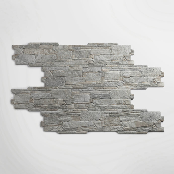 Grey Porcelain Split Face Tiles