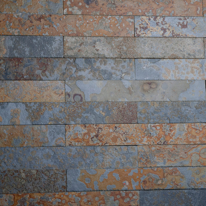Brazilian Rustic Multicolour Cladding Slate Strips