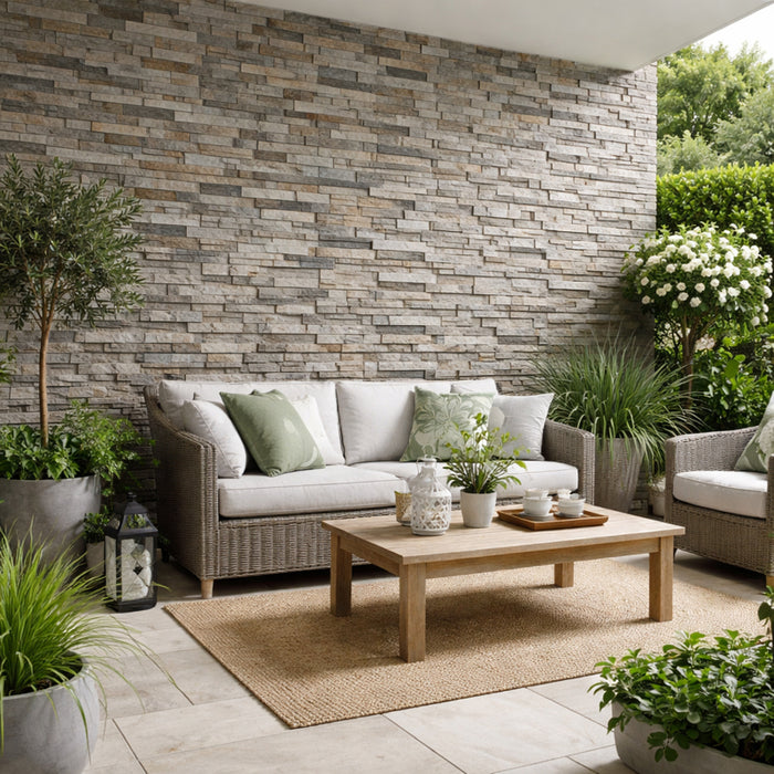 Oyster Slate Split Face Tiles
