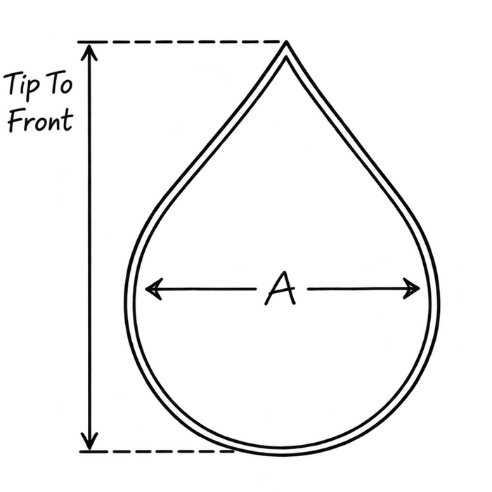 Teardrop Shaped Slate Hearths - Made To Measure