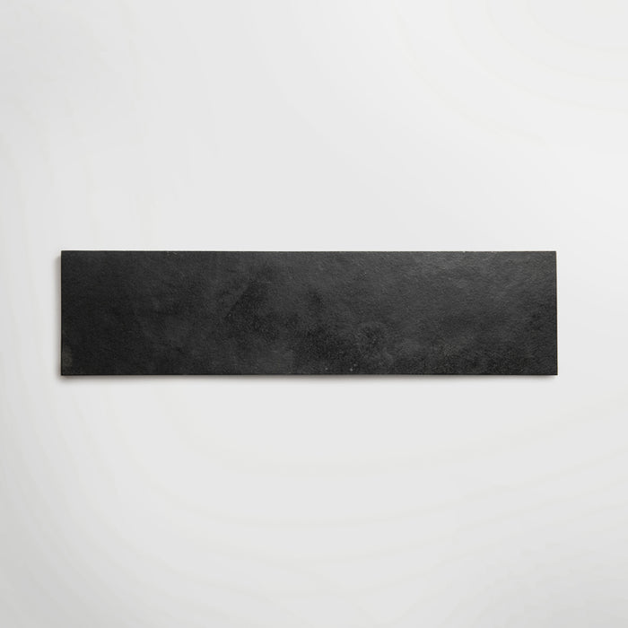 Brushed Black Limestone Hearth