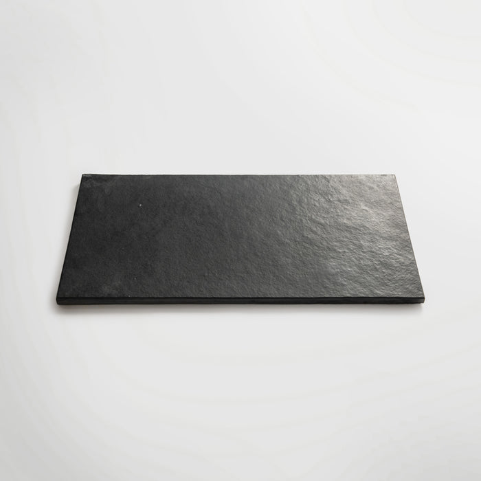 Brushed Black Limestone Hearth