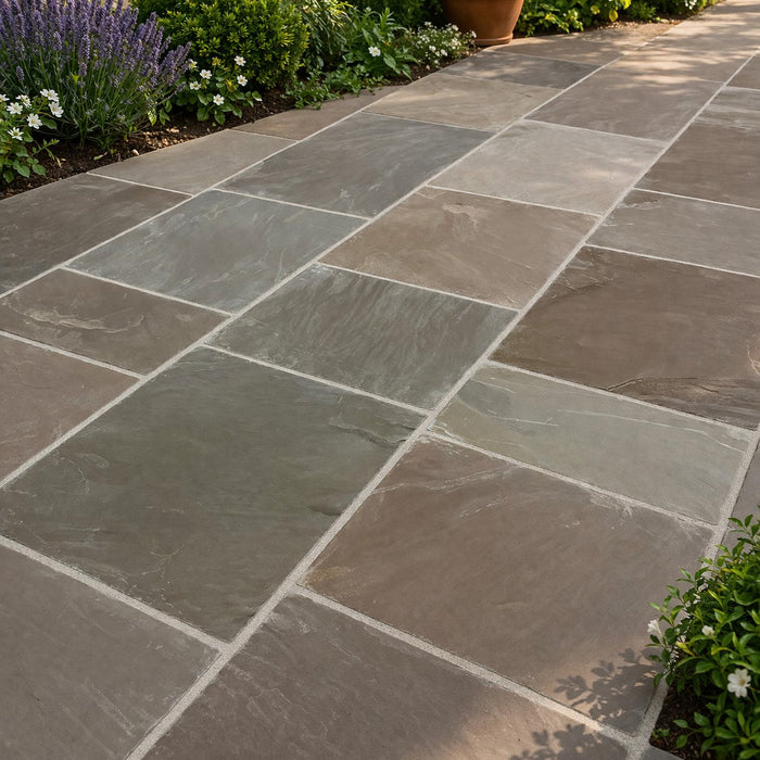 Sandstone Semi Honed Paving Flagstones