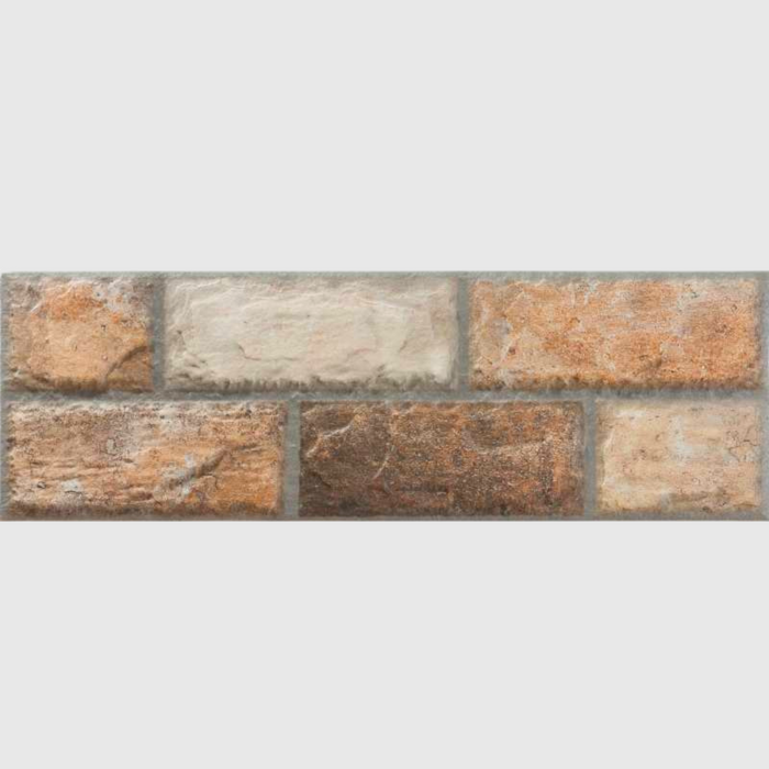 Aged Brick Porcelain Split Face Effect Tiles