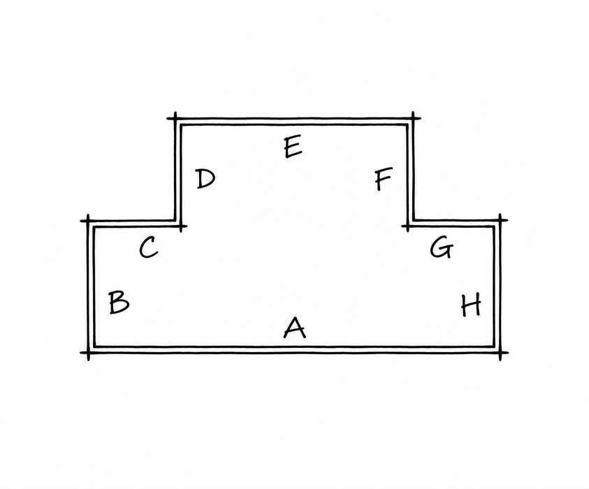 T Shaped Hearths - Made To Measure