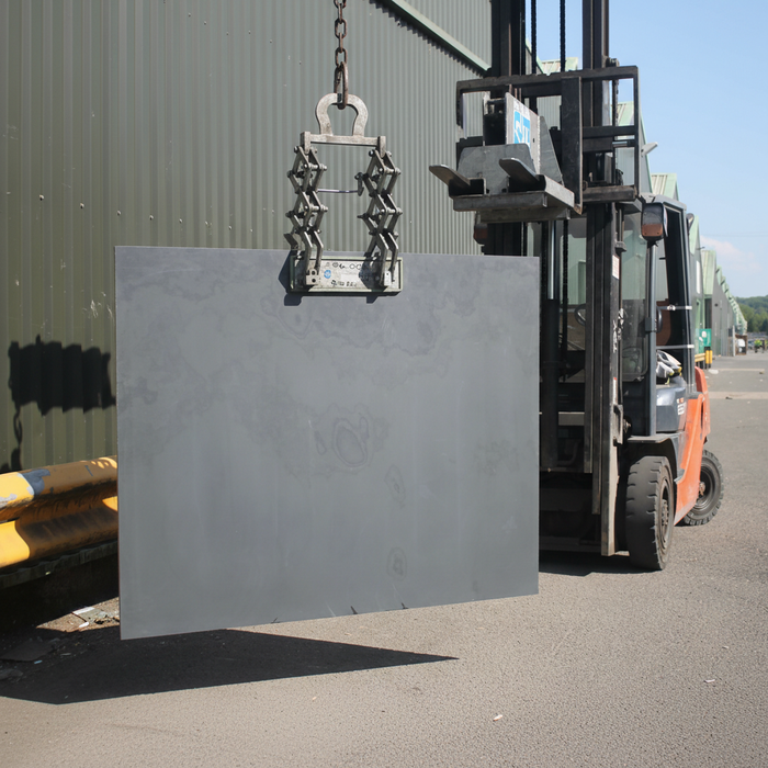 Brazilian Black Honed Slate Slab