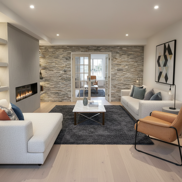 Oyster Slate Split Face Tiles