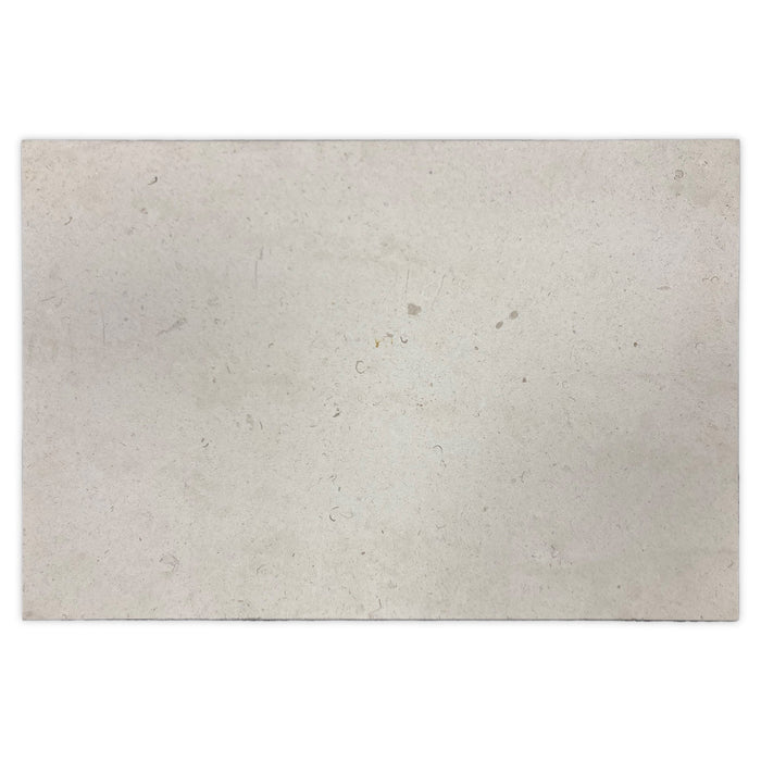 Large Sample of Moleanos White Brushed Limestone (300x300x10mm)