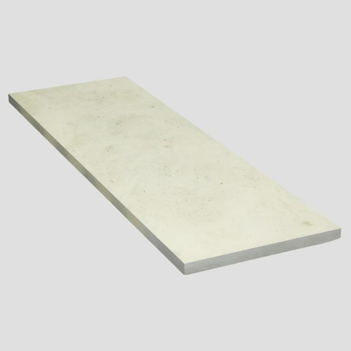 Moleanos Beige Honed Limestone Hearth - Bevelled Edge